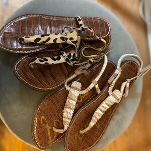 Two pair Sam Edelman Sandals